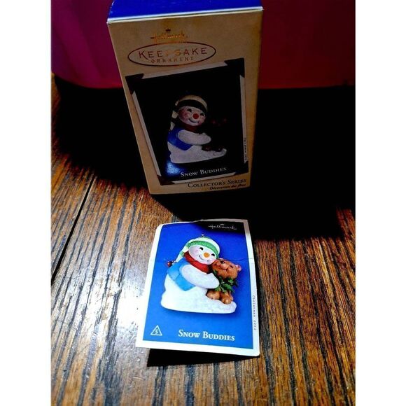 Vintage 2002 Hallmark Keepsake Snow Buddies #5 Christmas Holiday Tree Ornament - Picture 3 of 4